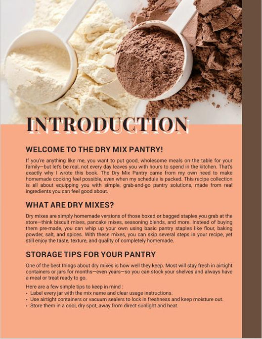 The Dry Mix Pantry: Easy Dry Mixes for Every Shelf and Season